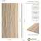 Ekena Millwork Rustic Four Board Joined Board-n-Batten Riverwood Faux Wood Shutters w/No Batten, 22W x 78H, PR SHUBJN22X78RWPR - alternate 12